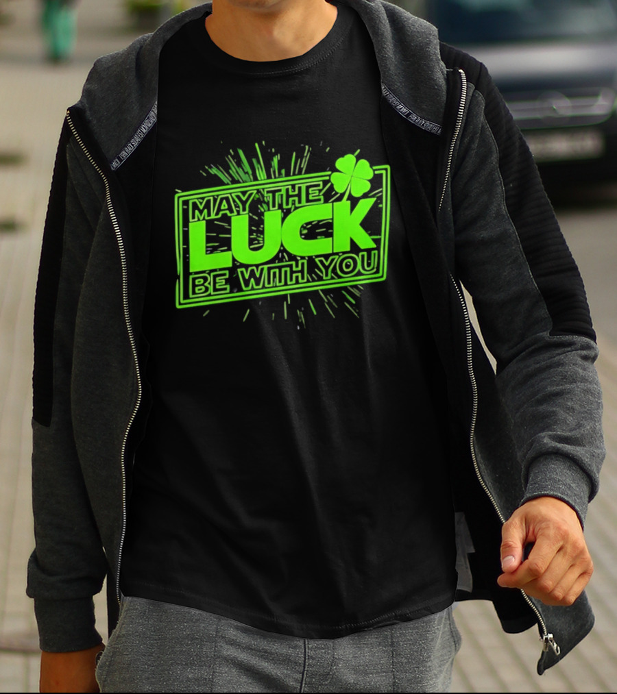 May The Luck Be With You Clover Star Wars T-Shirt
