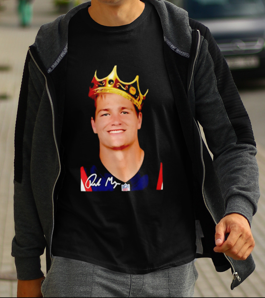New England Patriots Drake Maye King Of The NFL Star Crown T-Shirt
