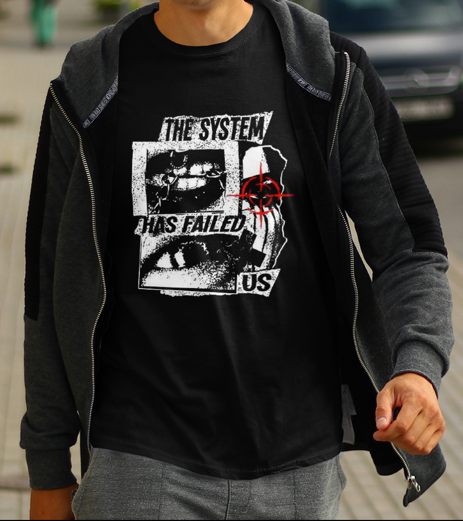 The System Has Failed US Target Visual Motif T-Shirt