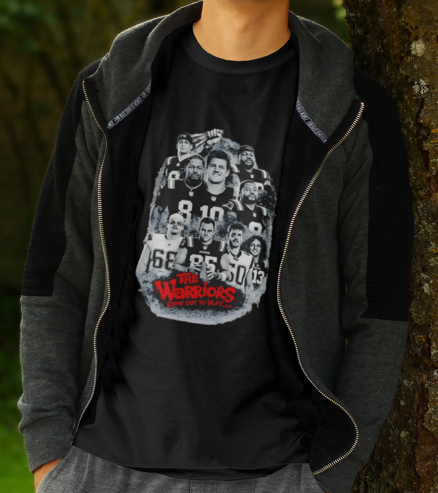 The Warriors Come Out To Play Drake Maye Diggs Vrabel NFL T-Shirt