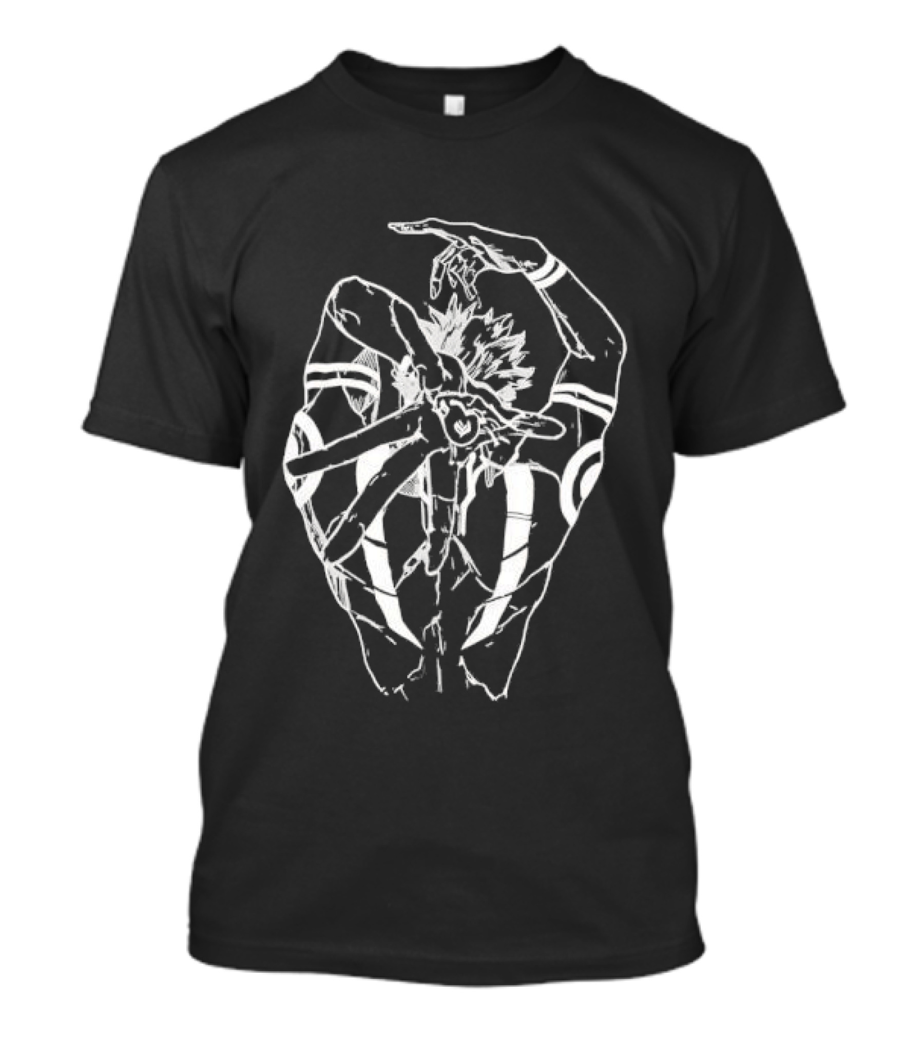 Jujutsu Kaisen Ryomen Sukuna Finger Heart Tattoos Anime Manga Aesthetic T-Shirt