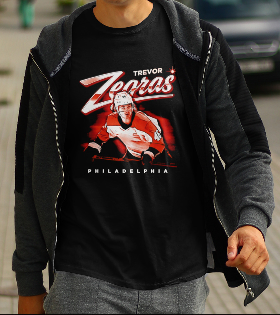 Trevor Zegras Philadelphia Hockey T-Shirt