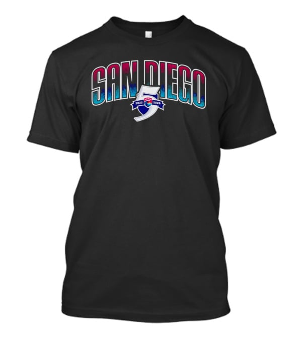 San Diego Wave FC 2022 To 2026 5 Seasons Celebration T-Shirt
