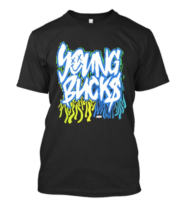 Young Bucks The Party's Back Neon Graffiti T-Shirt