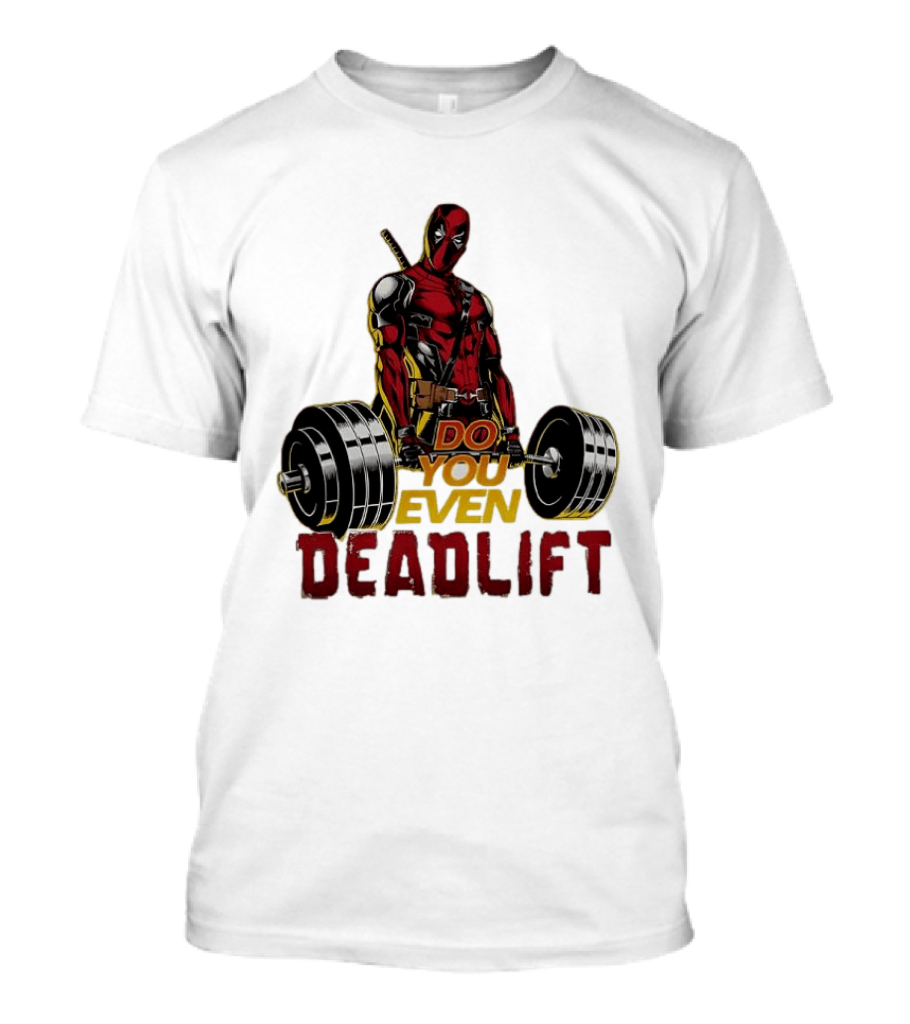 Deadpool Do You Even Deadlift Fitness Motivation Comic Character Workout T-Shirt