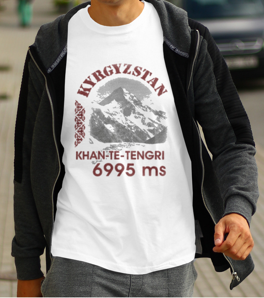 Kyrgyzstan Khan Tengri Mountain 6995 Meters T-Shirt