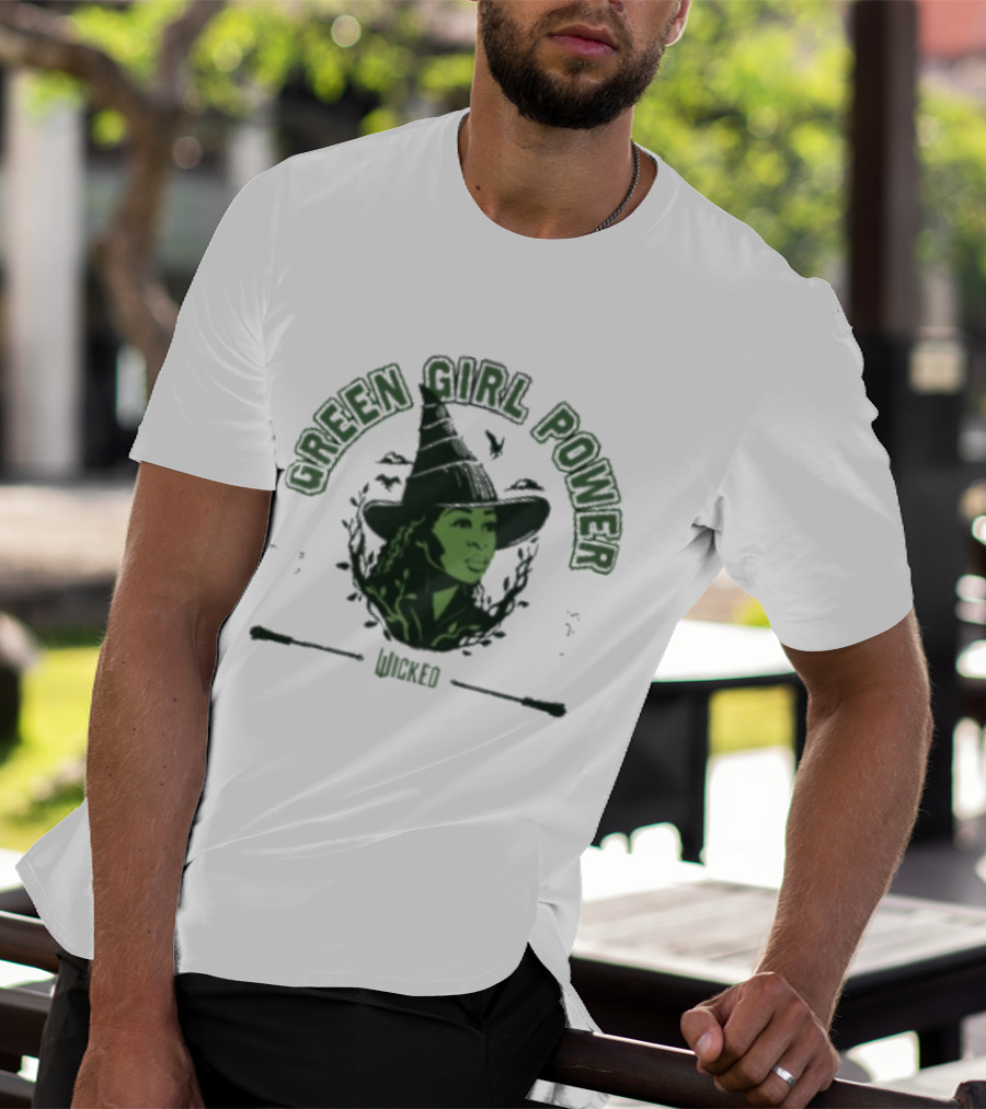 Wicked Green Girl Power Witch T-Shirt