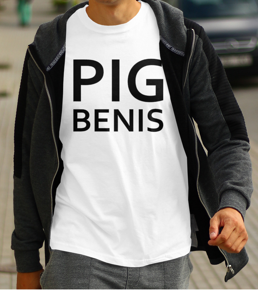 Pig Benis Bold Lettering T-Shirt