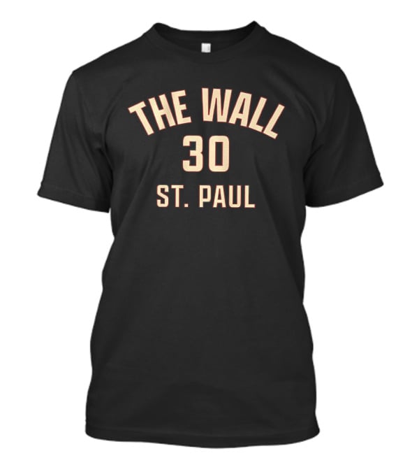 Jesper Wallstedt Minnesota Wild The Wall 30 St Paul T-Shirt