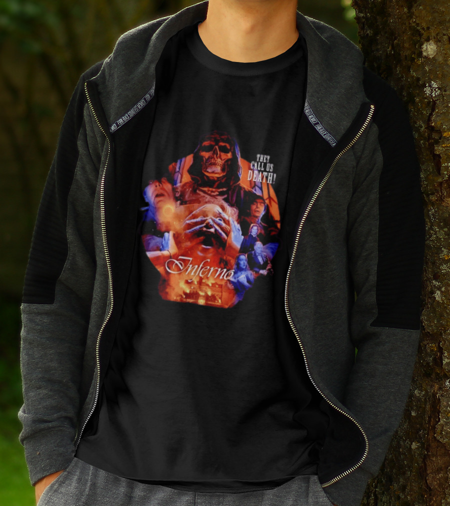 Dario Argento's Inferno They Call Us Death Horror Movie Collage T-Shirt
