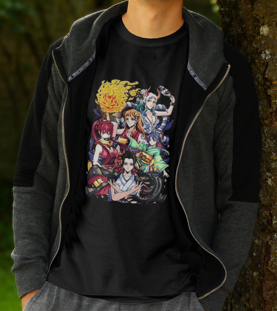 Wano Country Arc One Piece Anime Female Characters Crimson Voyage T-Shirt