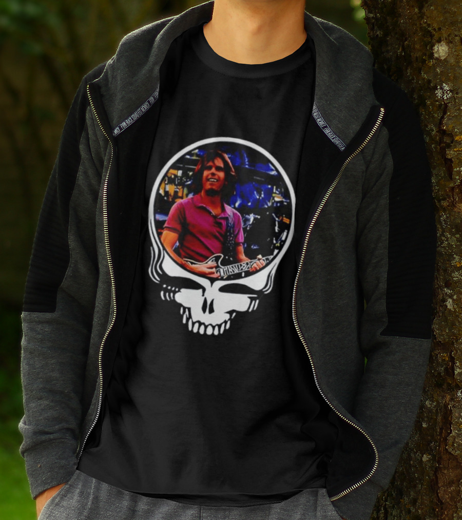 Bob Weir Grateful Dead Enjoying The Ride Skull T-Shirt