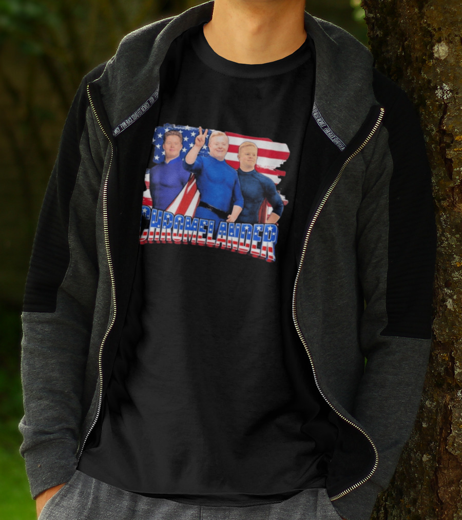Chromelander Stars And Stripes Superheroes 3D T-Shirt