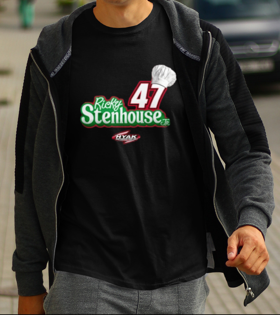 Ricky Stenhouse Jr 47 Chef Hat Hyak Chef Boyardee Racing T-Shirt