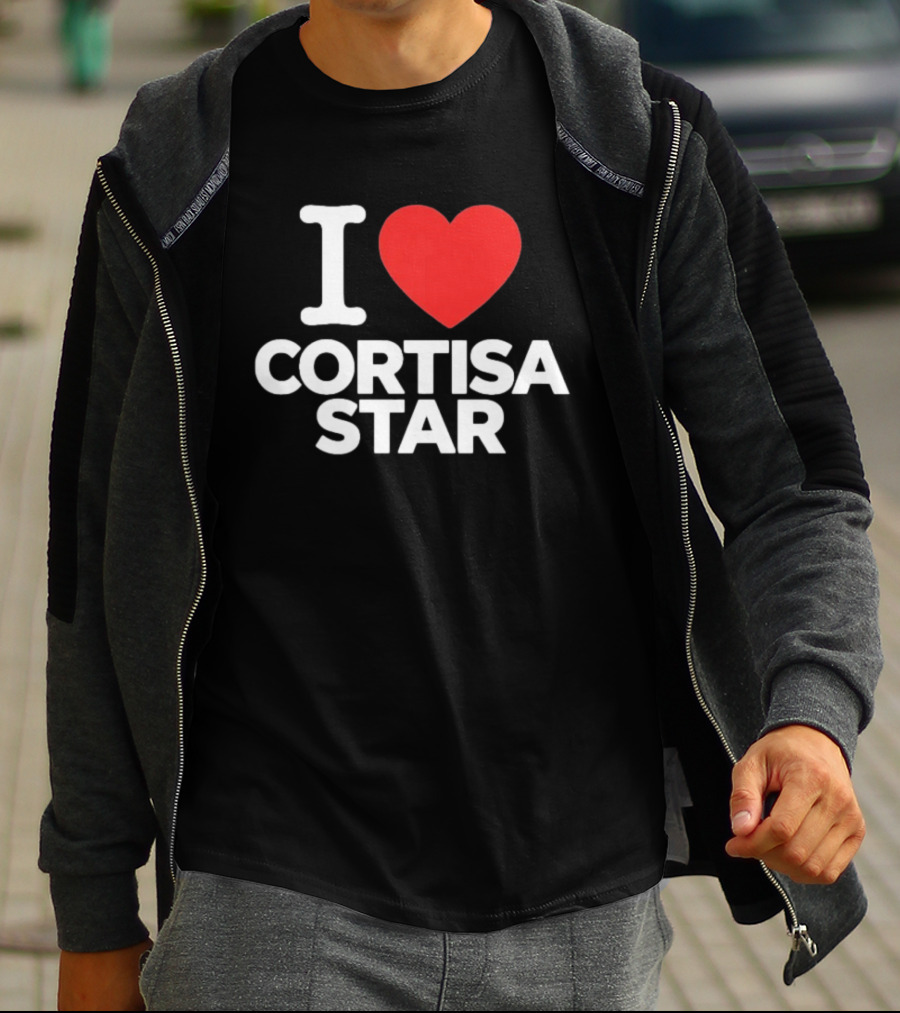 I Love Cortisa Star Heart T-Shirt