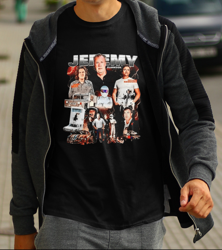 Jeremy Clarkson Richard Hammond Stig Top Gear Inspired Former Presenters T-Shirt