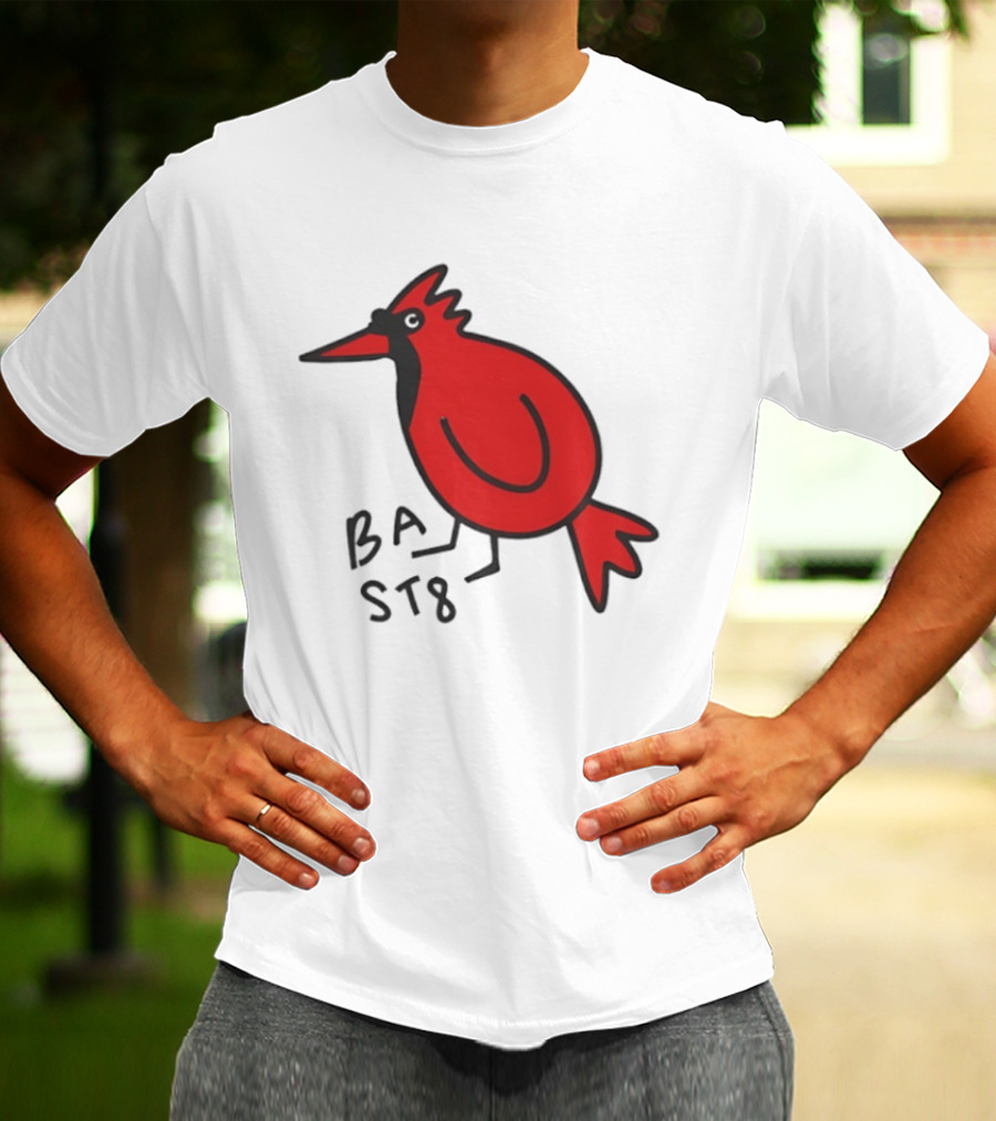 Ball State Cardinal Bird Doodle BSU Football T-Shirt