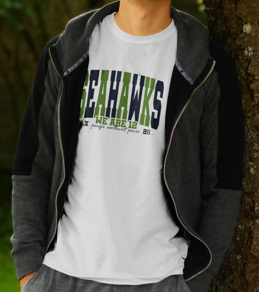 Seattle Seahawks We Are 12 Pacific Northwest Power 12th Man Fan Spirit 23 T-Shirt