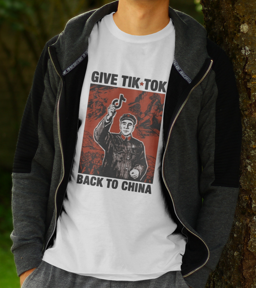 Give TikTok Back To China Mao Zedong Propaganda T-Shirt