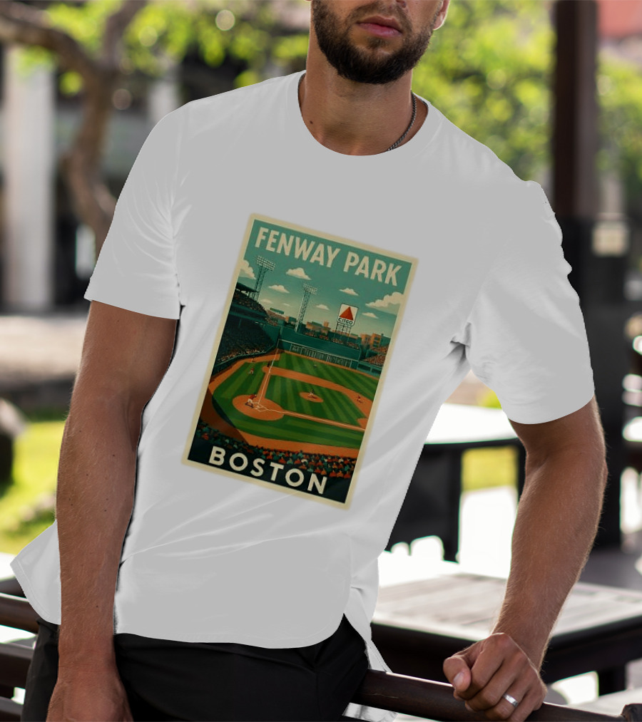 Boston Red Sox Fenway Park Stadium CITGO Sign Baseball Boston T-Shirt
