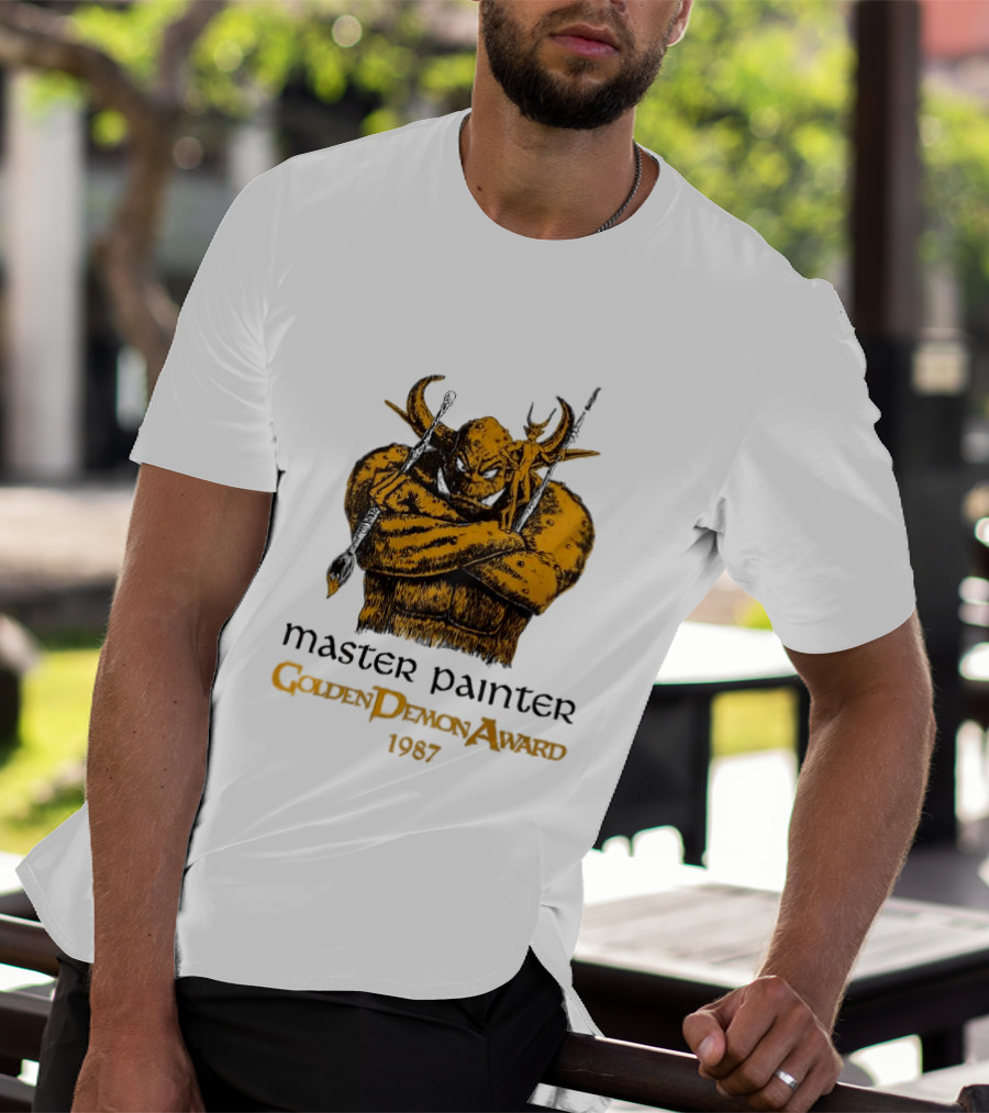 Master Painter Golden Demon Award 1987 Vintage Monster T-Shirt