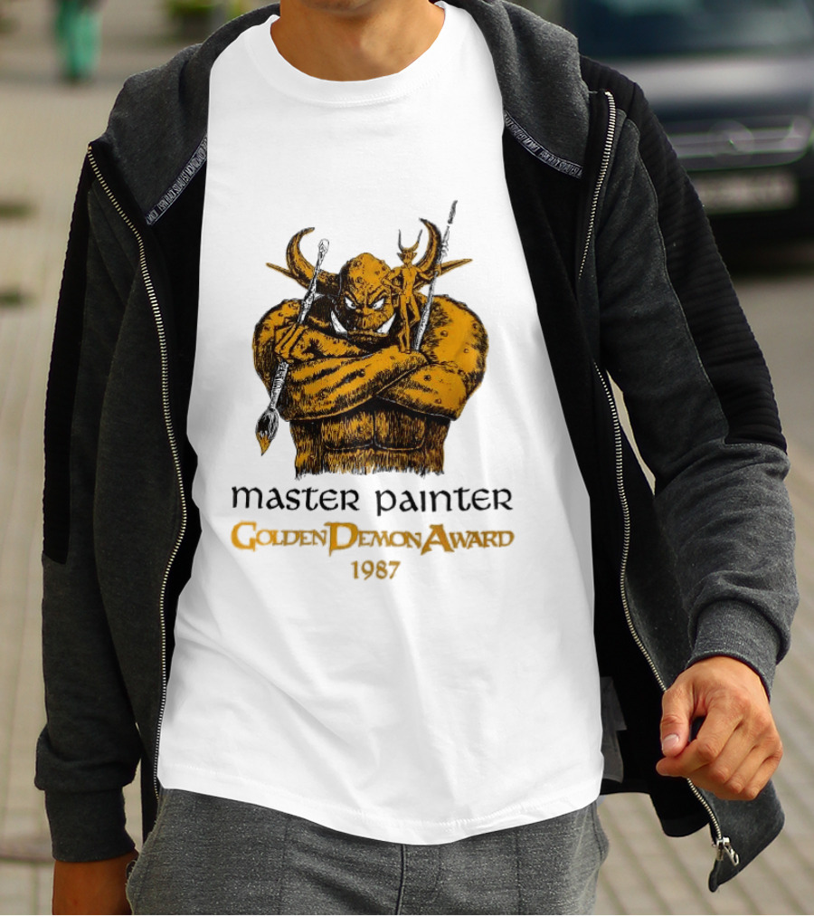 Master Painter Golden Demon Award 1987 Vintage Monster T-Shirt