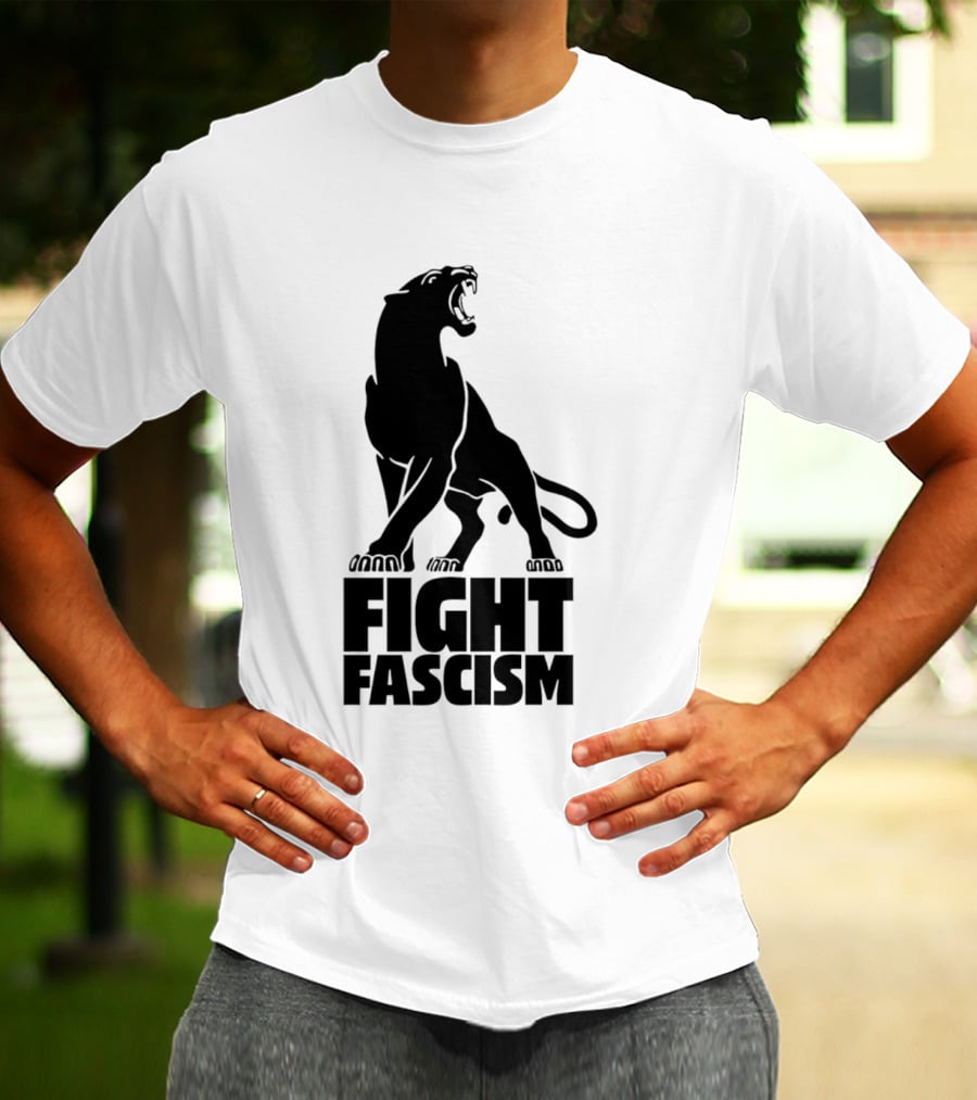 Fight Fascism Panther Roar Black Power Movement T-Shirt
