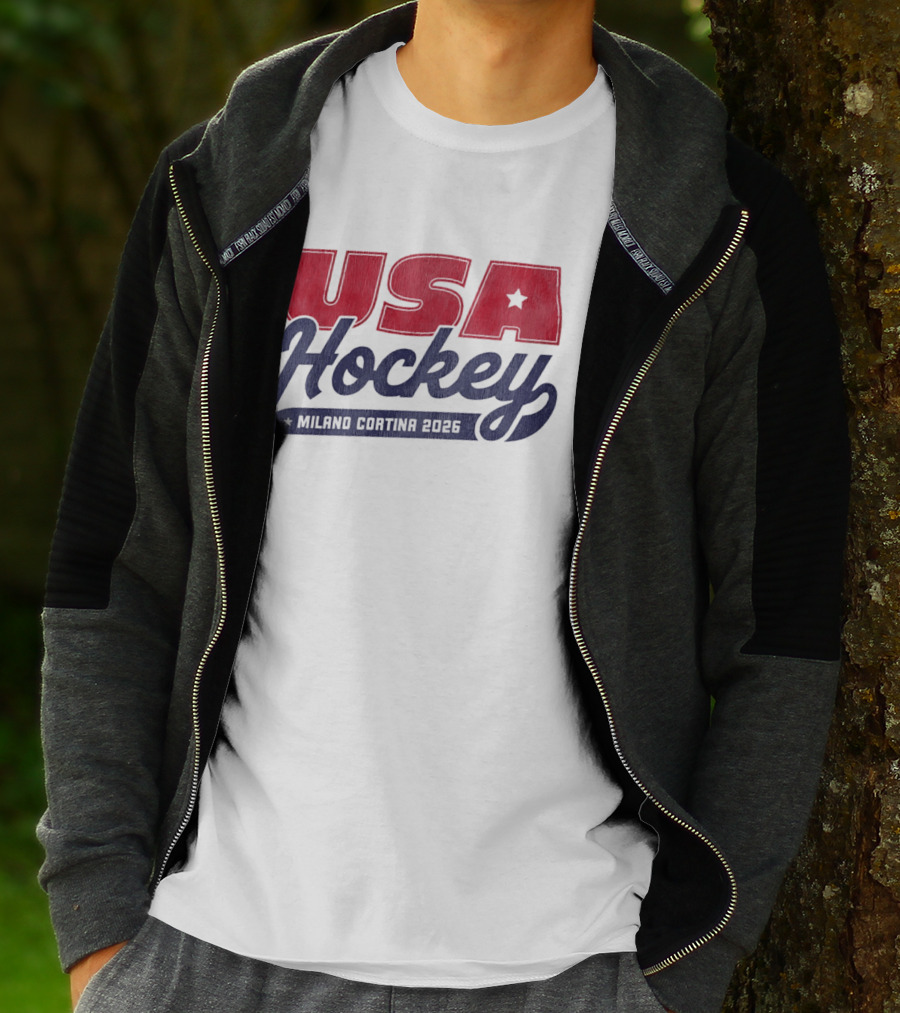 USA Hockey Milano Cortina 2026 T-Shirt
