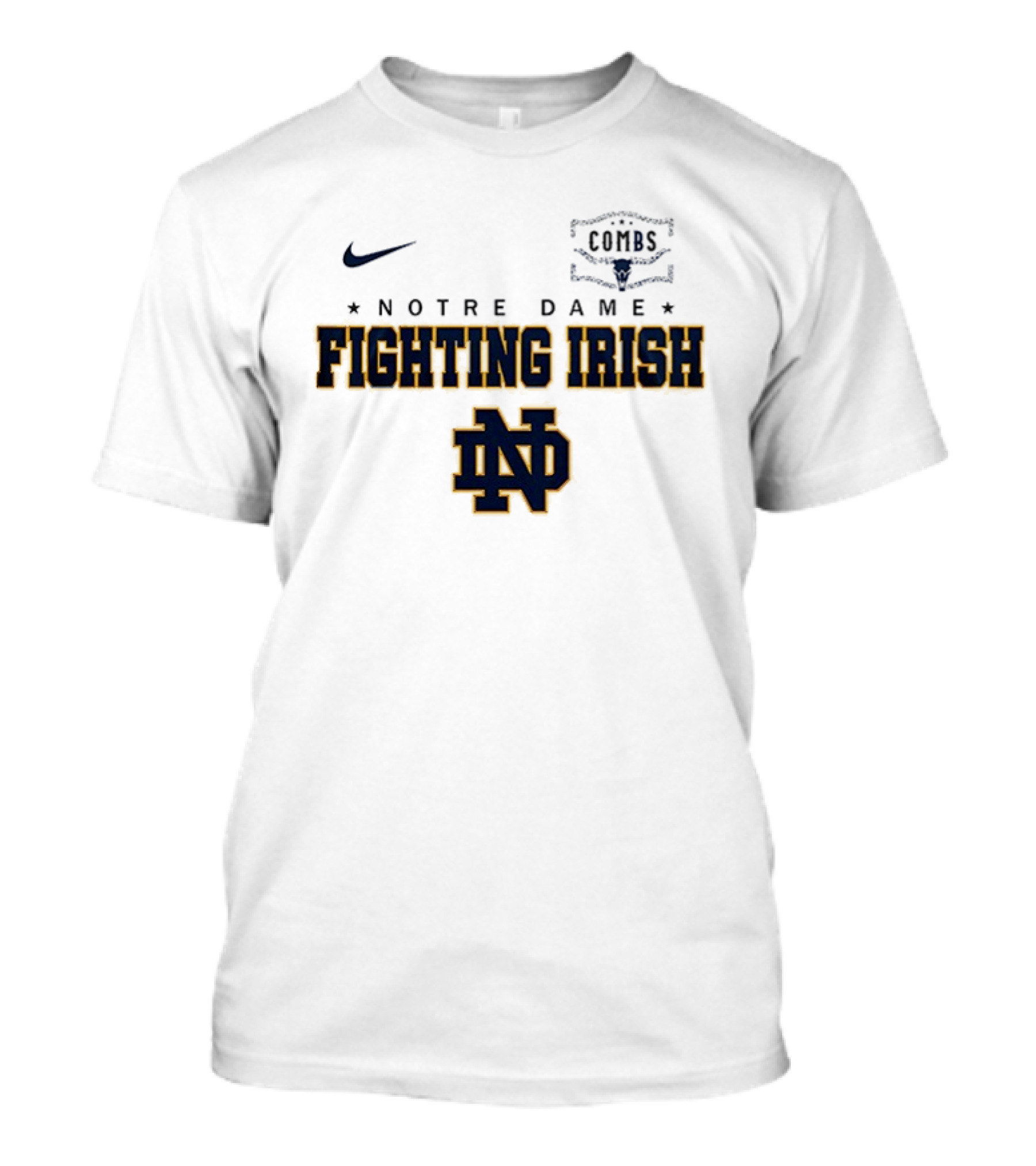Nike Notre Dame Fighting Irish ND Luke Combs Collaboration T-Shirt