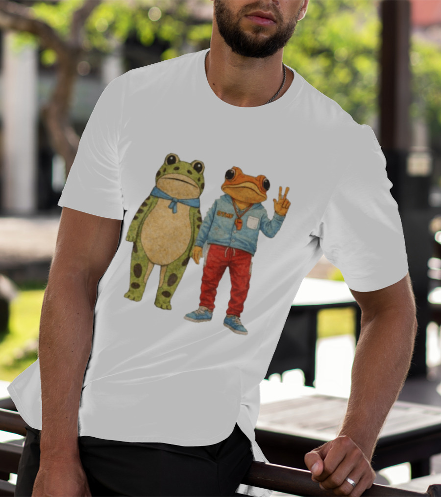 Sapo Concho Portland Frog Amigos Anti ICE Vibrant Cartoon T-Shirt