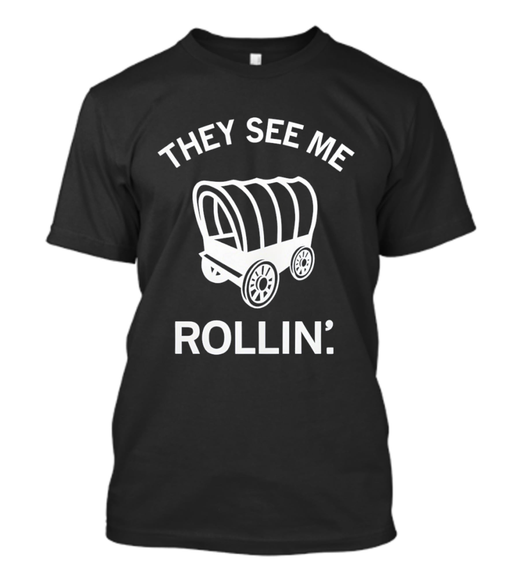 Boomer Sooner Oklahoma They See Me Rollin' Wagon T-Shirt