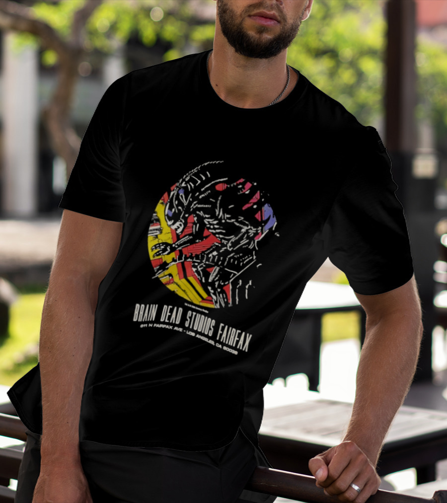 Brain Dead Studios Fairfax Alien One To Another Aug 4 Los Angeles CA RSVP T-Shirt