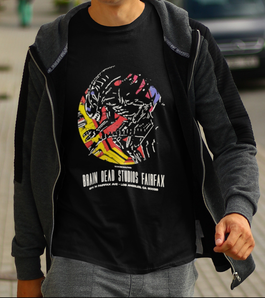 Brain Dead Studios Fairfax Alien One To Another Aug 4 Los Angeles CA RSVP T-Shirt