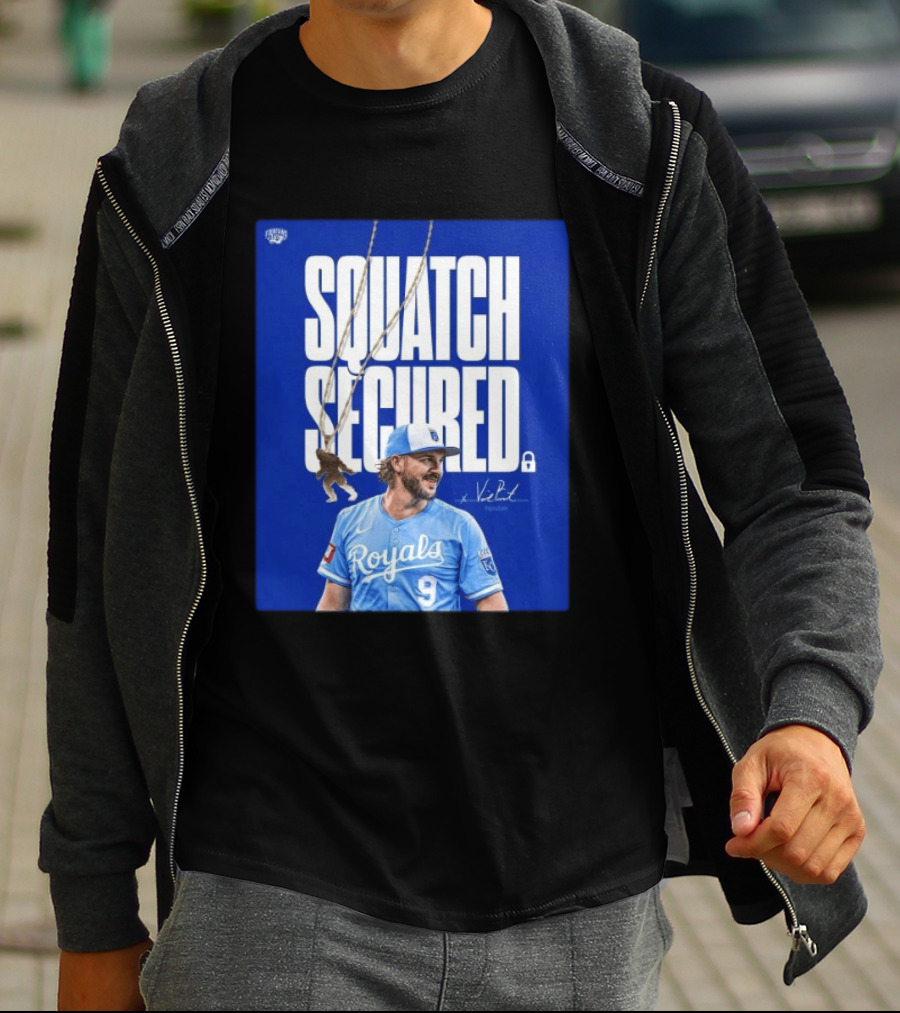 Squatch Secured Vinnie Pasquantino Royals Signature Collection T-Shirt