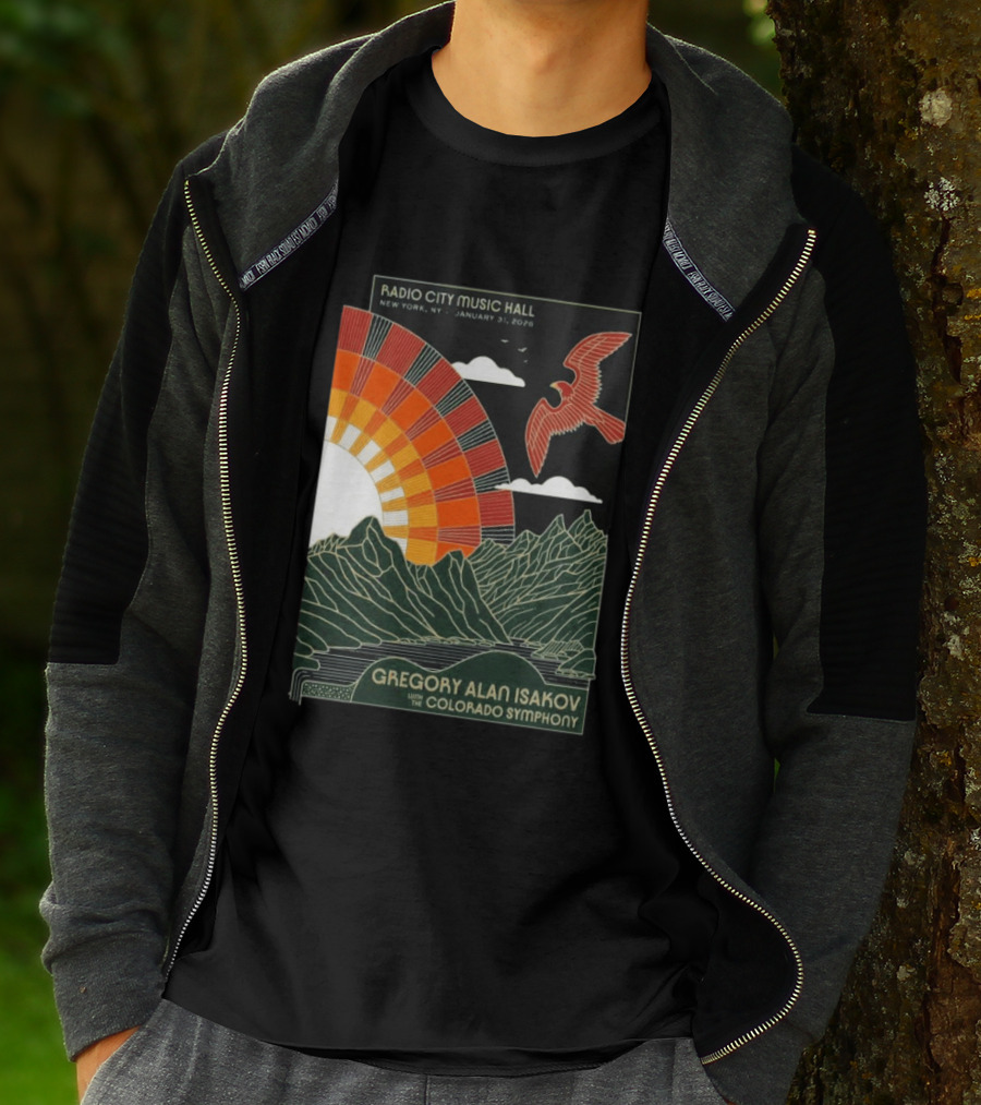Gregory Alan Isakov With Colorado Symphony Radio City Music Hall January 31 2026 T-Shirt