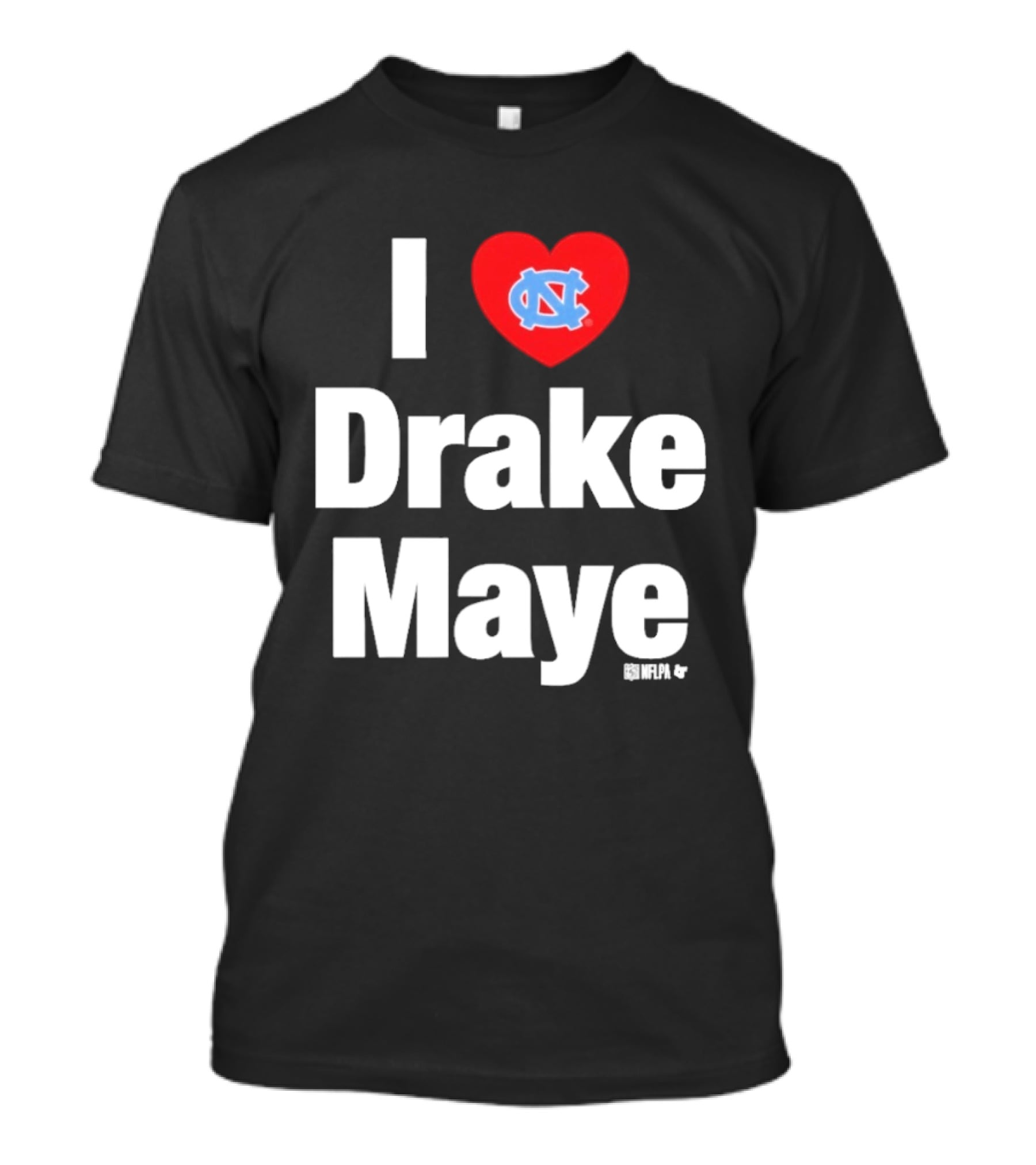 North Carolina Tar Heels I Heart Drake Maye UNC T-Shirt