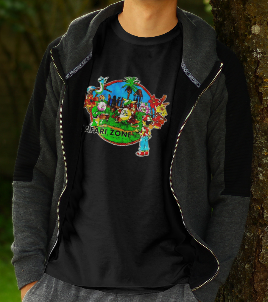 Safari Zone Pokémon Adventure With Ash Ketchum And Friends T-Shirt