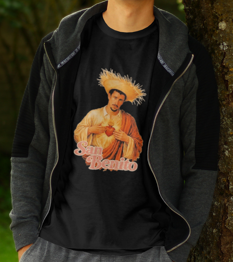 San Benito Bad Bunny Sacred Heart Aura T-Shirt