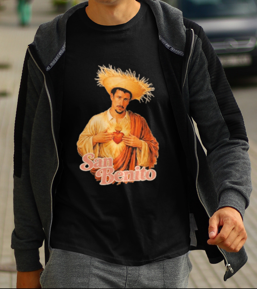 San Benito Bad Bunny Sacred Heart Aura T-Shirt