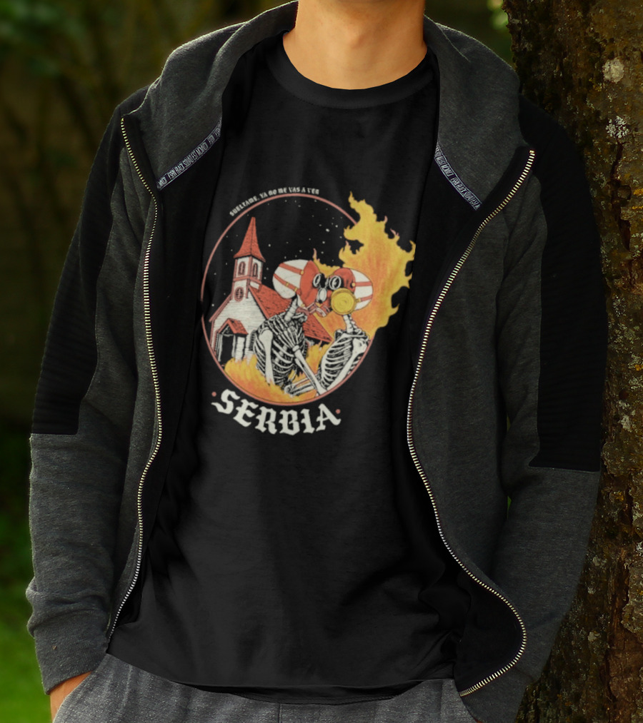 Amor De Verano Sueltame 2026 Serbia Church Fire T-Shirt