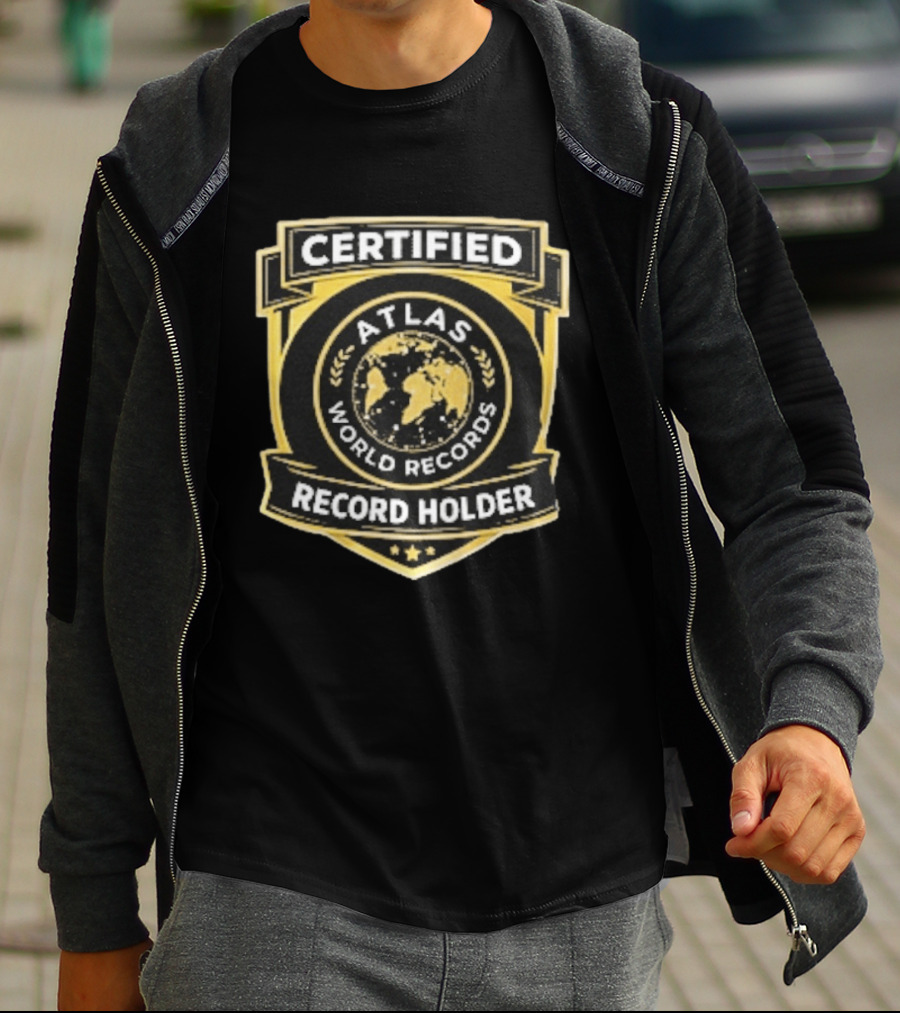 Certified Atlas World Records Record Holder T-Shirt