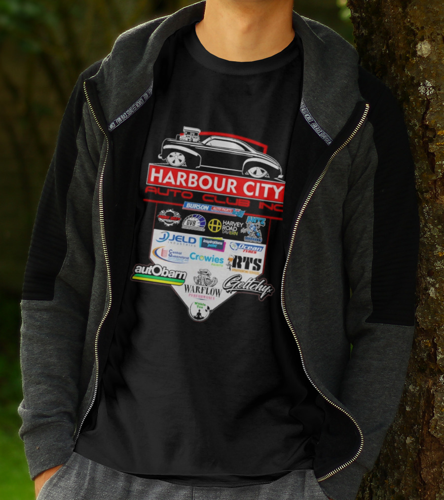 Harbour City Auto Club Burson Central Queensland Crowies Paints Inspirations Paints Wurth Ocean Tyres 2026 T-Shirt