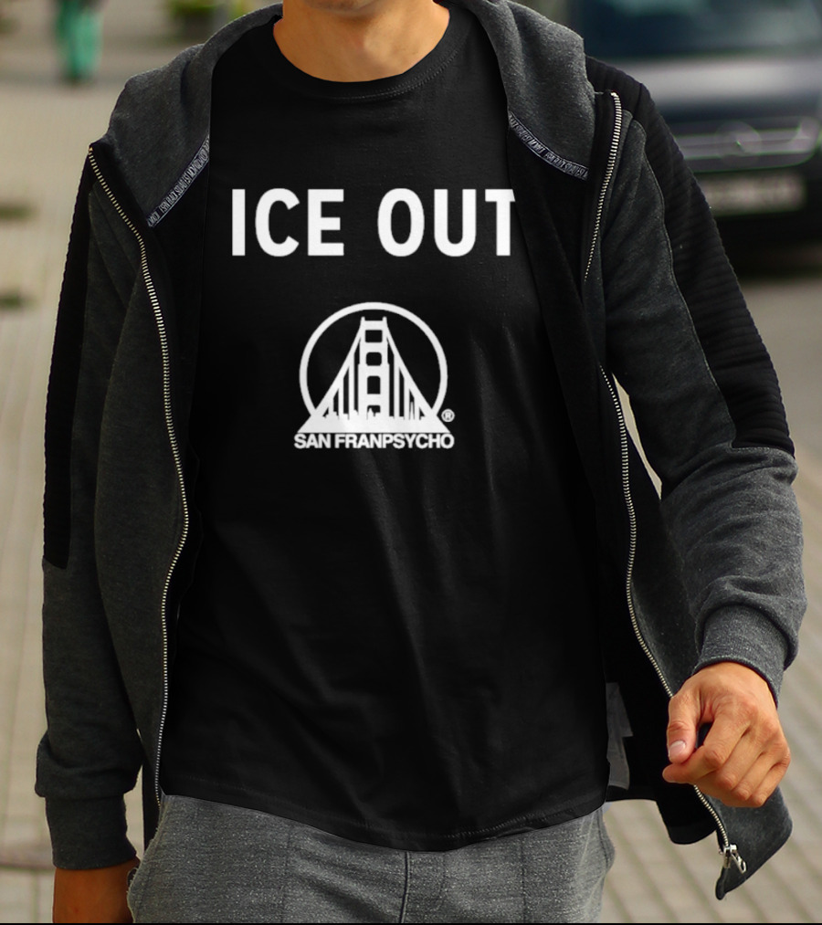 Ice Out San Franpsycho Golden Gate Bridge T-Shirt