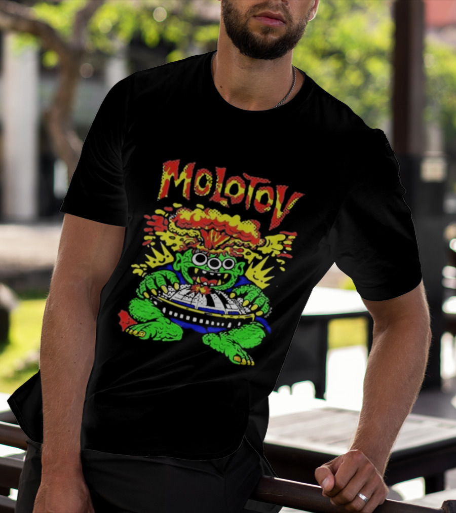 Molotov January 31 2026 Mexico Monster Art Explosion T-Shirt