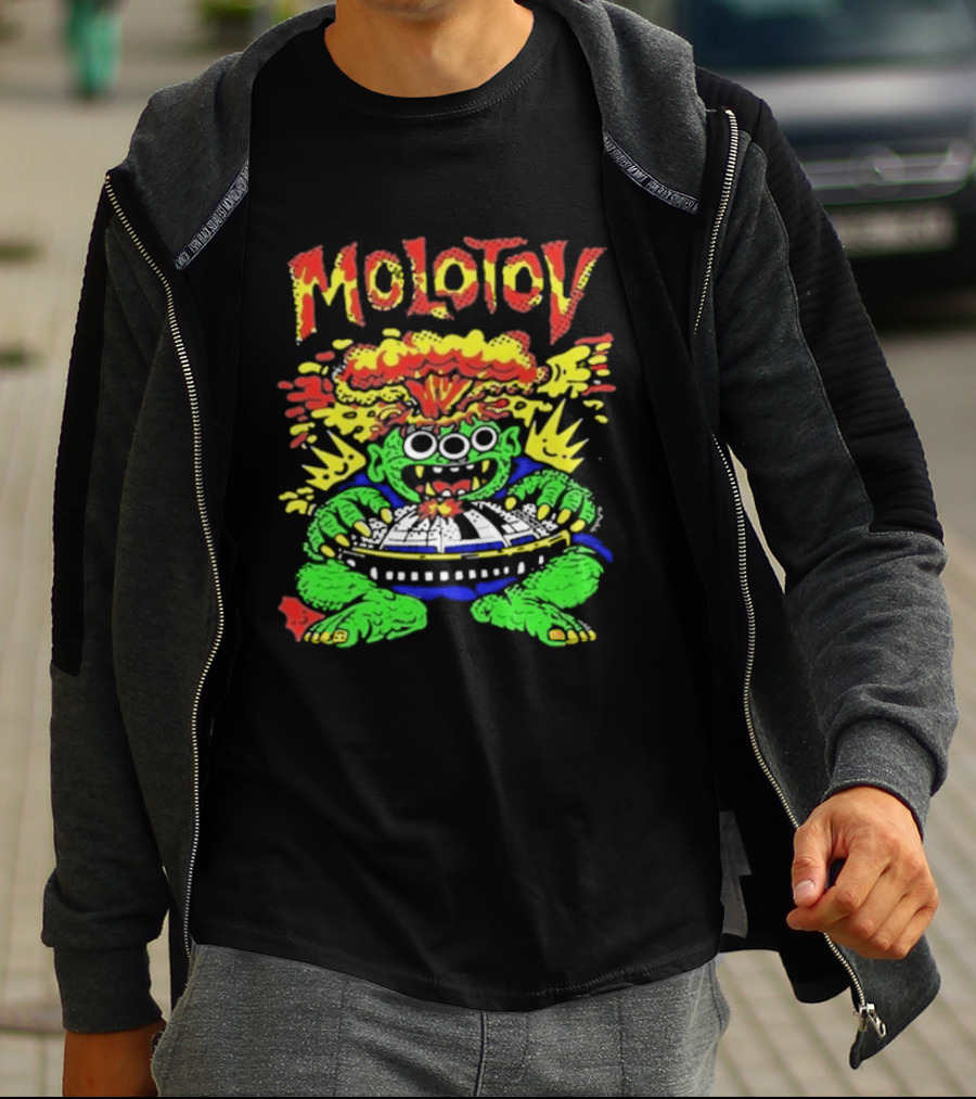 Molotov January 31 2026 Mexico Monster Art Explosion T-Shirt