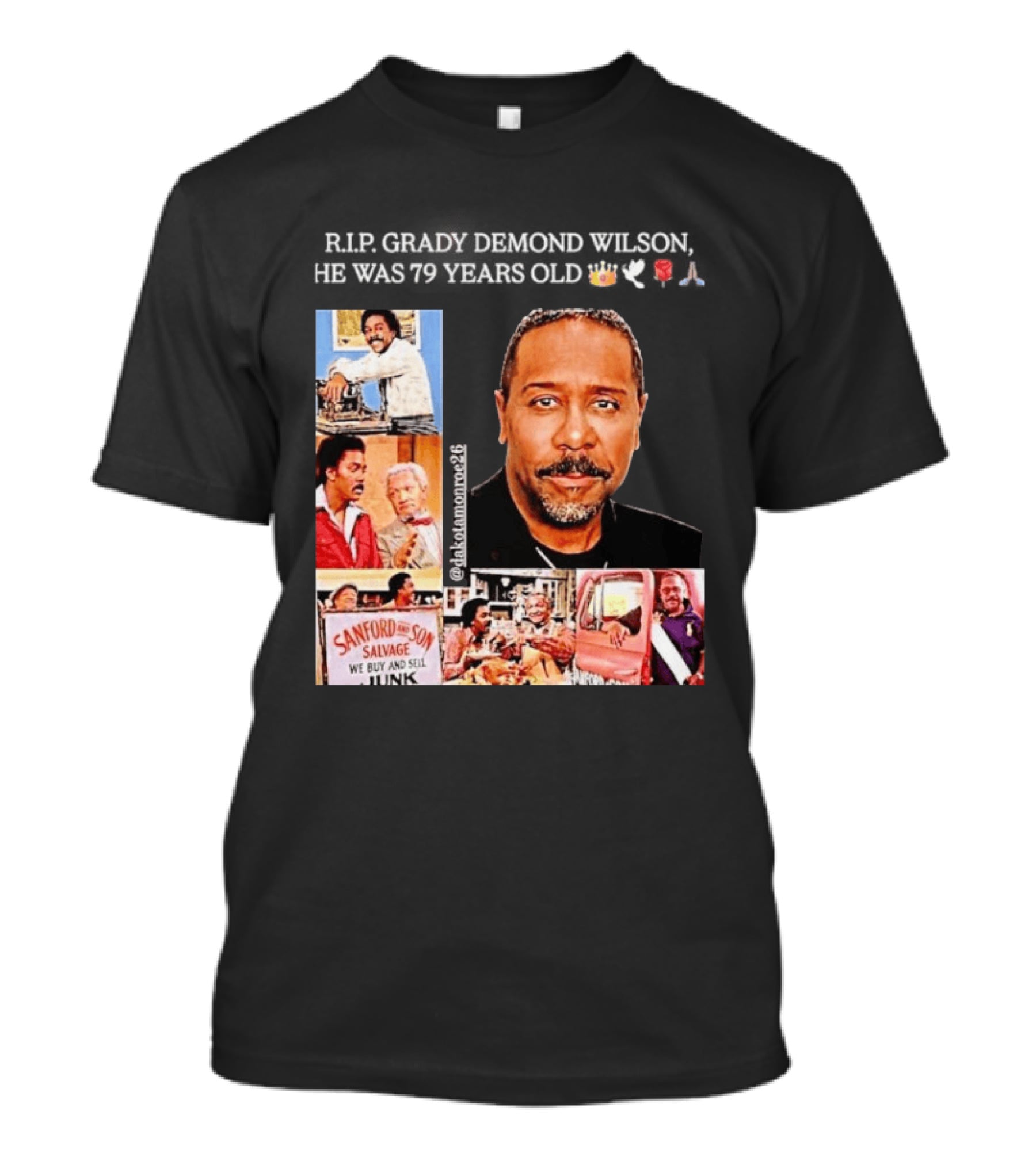 Rip Grady Demond Wilson 1946 2026 Sanford And Son We Buy And Sell Junk T-Shirt