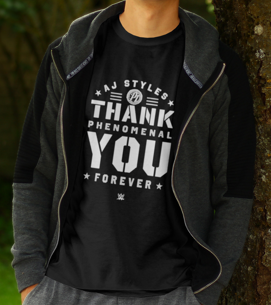 AJ Styles Thank You Phenomenal You Forever WWE T-Shirt