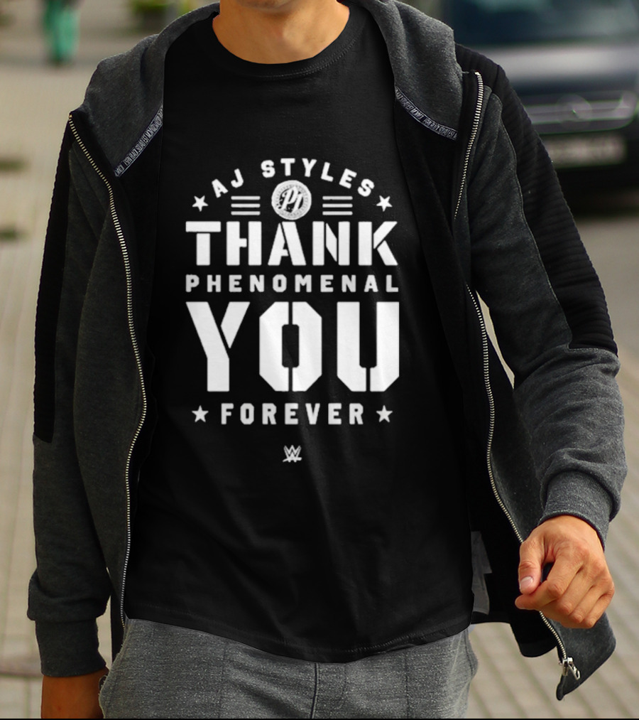AJ Styles Thank You Phenomenal You Forever WWE T-Shirt