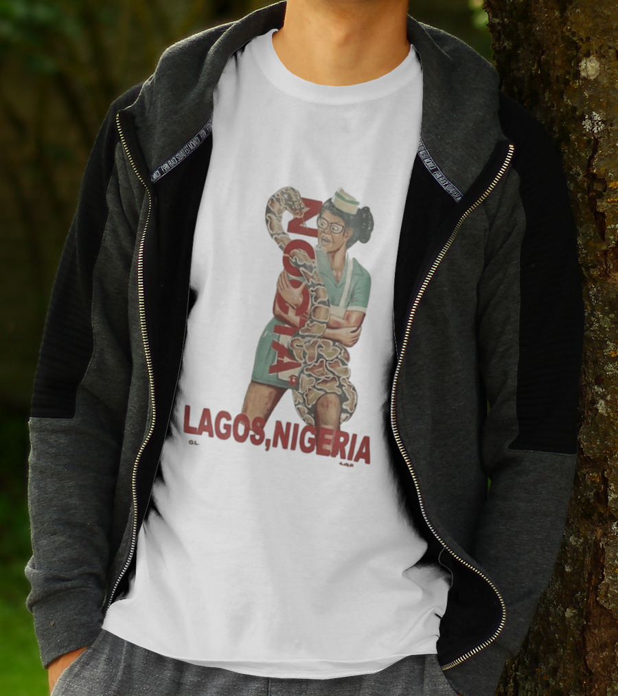 NOCTA Homecoming Lagos Nigeria Nurse Snake T-Shirt