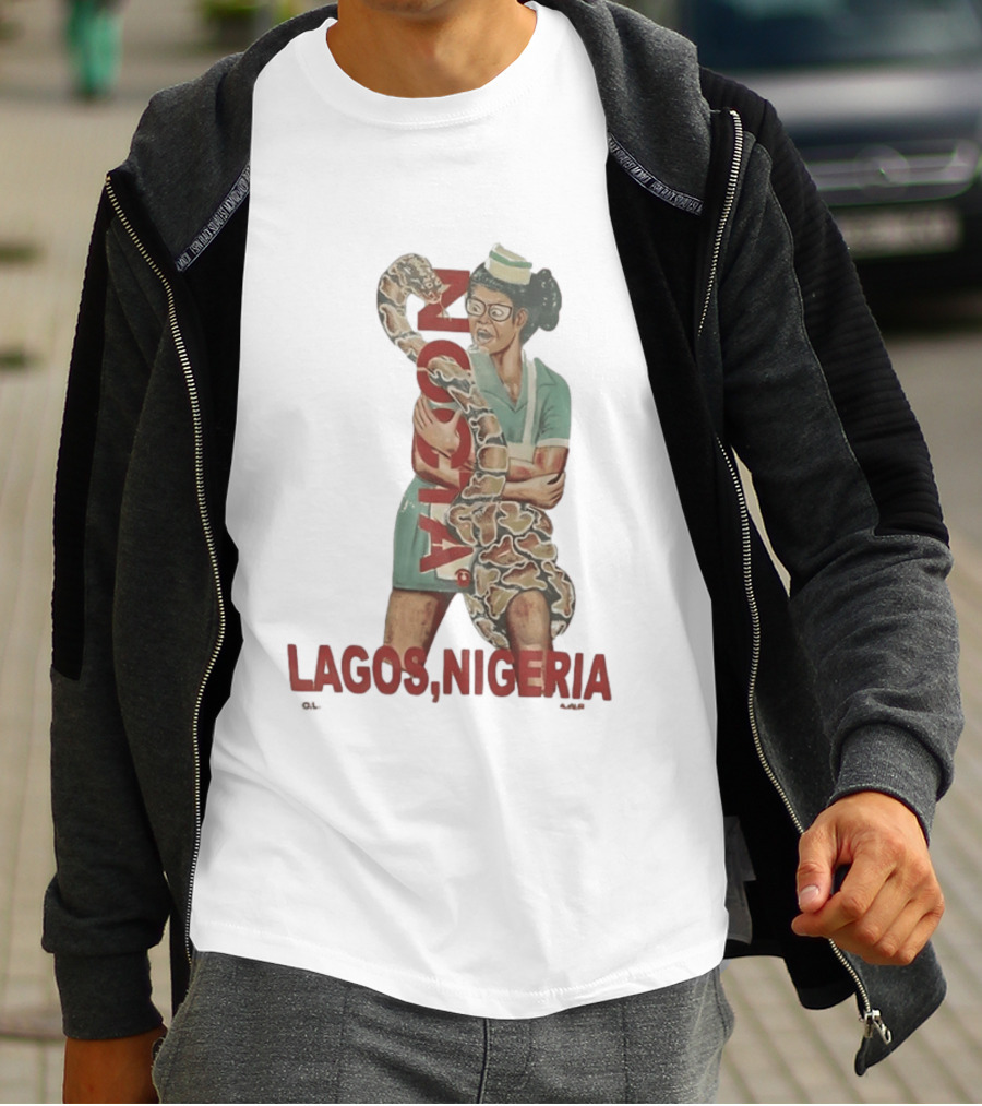 NOCTA Homecoming Lagos Nigeria Nurse Snake T-Shirt